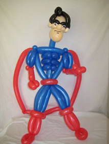birthday party -- balloon Super Hero